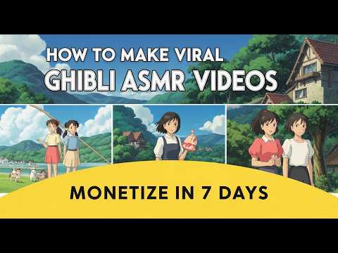How to Make Viral Ghibli ASMR Videos with AI (GPT & Groq Tutorial) #ghibli