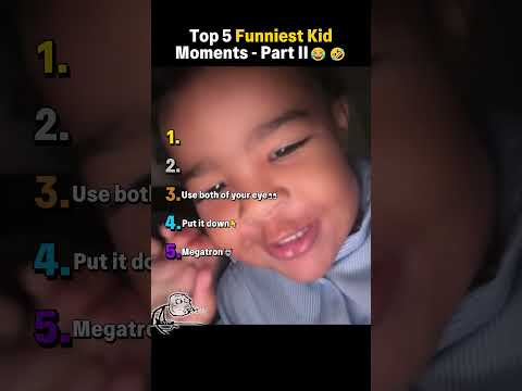 Top 5 Funniest Kid Moments You Can’t Miss 😜 - Part II #shorts