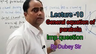 #GeneralEquationOfParabola#ImpQuestionOfParabola#Conics#ConicSection#DkMathWorld#DubeySir