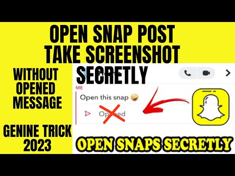 snapchat post secret opening chat secret trick 2023