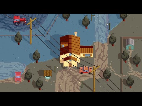 34 | Village Flood Pixel Art Animation
