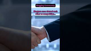 Community over Competition? #bloglife #bloggersworld #bloggersgetsocial