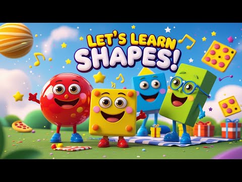 Learn Shapes for Kids | Fun Shape Song with Ball, Square, Triangle & Rectangle! | Preschool Learning