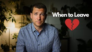 How do you know when it's time to walk away...