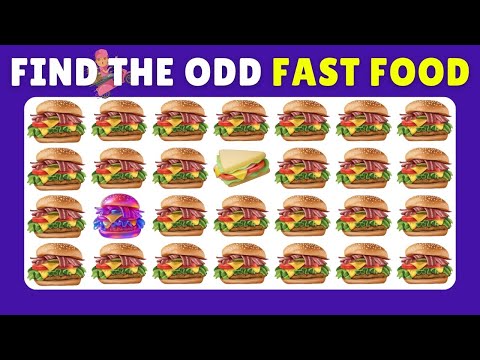🍟 Find the Odd Fast Food Before Time Runs Out ⏰  Ultimate Challenge Kitty Quiz