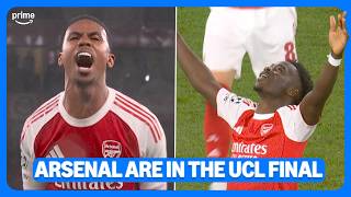 FULL TIME SCENES 🚨 Arsenal reach the UEFA Champions League Final 🤩
