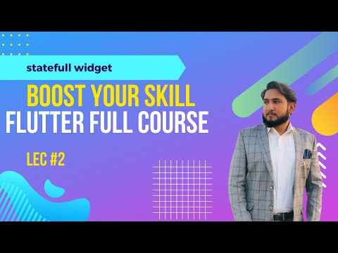 Flutter Full Course: Building Your First App | Lecture 2 | Badar khalil | Coding