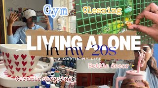Living alone in my 20s : Diml✨, gym 🏋️‍♀️, morning routine ⛅️, cleaning 🧼, shopping🛍️ /@hashtagpkay