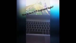 Enable keyboard light feature | Hidden feature #computertricks #cooltrick #technology #hp #laptop