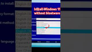 Install Windows 11 without bloatware #windows  #windows11 #howto