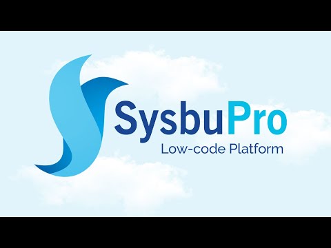 Sysbu's low code development platform
