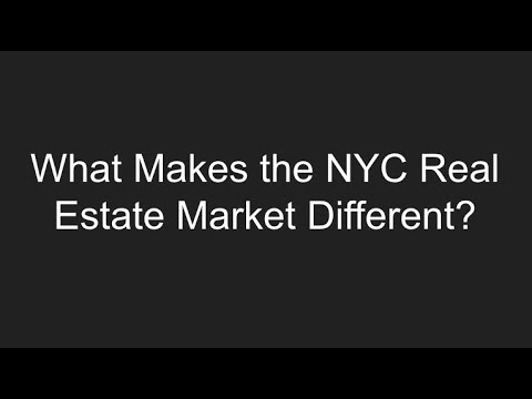 What Makes the NYC Market Different