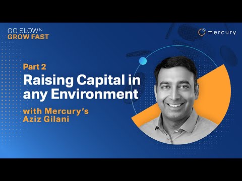 Raising Capital in any Environment, with Mercury's Aziz Gilani