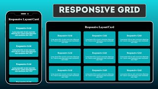 Responsive CSS Grid Layout Using HTML and CSS ||  Responsive Website Design Tutorial