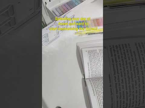 Spending Your Day at HOME and want to START Memorizing the QURAN? #quran #shorts