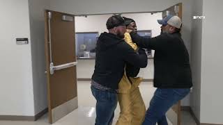 Migrants Detained after their Immigration Hearings in NYC