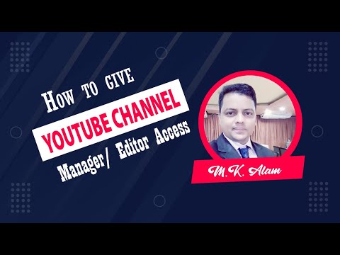 নতুন নিয়মে ইউটিউব চ্যানেল Access দিন | How to give youtube channel access