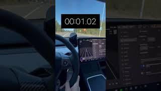 2023 Tesla Model 3 Long range AWD Acceleration boost comparison