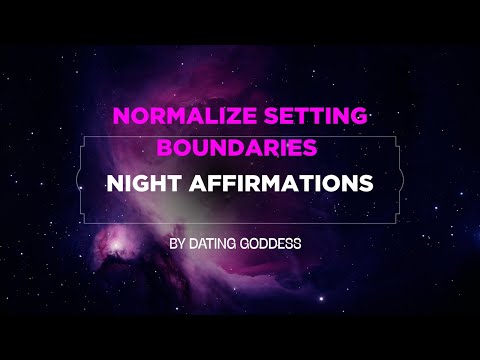 Normalise Placing Boundaries & Standards Affirmations👑