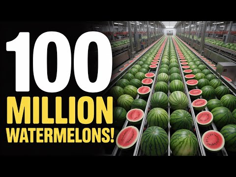 Inside the Mega Factory: How 100 Million Watermelons Are Processed