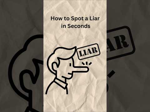 How to Tell If Someone’s Lying in 5 Seconds!#psychologie #liar #science #mindset #psy #psychology