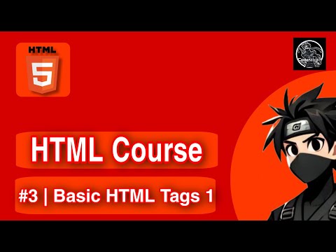 HTML Basics: HTML Basic Tags 1 | HTML Course (3).