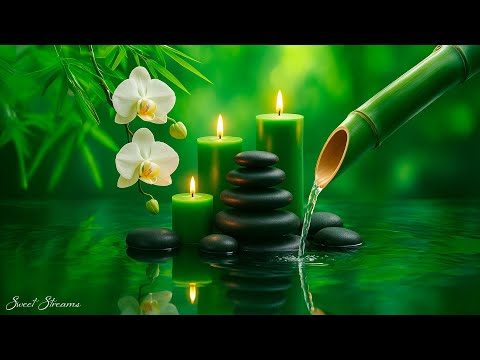 Relaxing Sleep Music with Nature Sounds - Meditation Music Heal the Mind, Calming Music, Bamboo, Spa