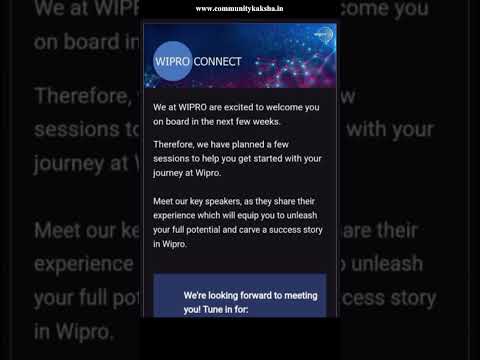 Wipro Pre-Orientation Session | Onboard on Next Few Weeks #wipro #wiproonboarding #wipro_news