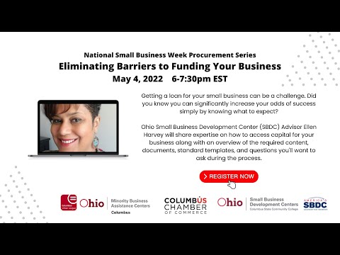 National Small Business Week Procurement Series - Eliminating Barriers to Funding Your Business