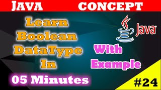 Learn Java BOOLEAN DataType in 5 Minutes || CodeMyth