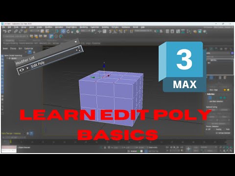 Edit Poly. 3DS MAX.