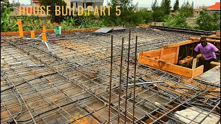 Building in Kenya | Steelworks | Beam construction and concrete slab 2 | Steel Rebar |