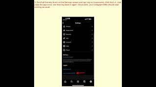 Logout and Login Again On Instagram