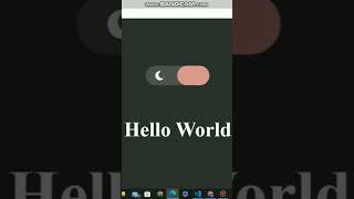 dark and light mode using html css and JavaScript | watch full video with source code on channel🙃