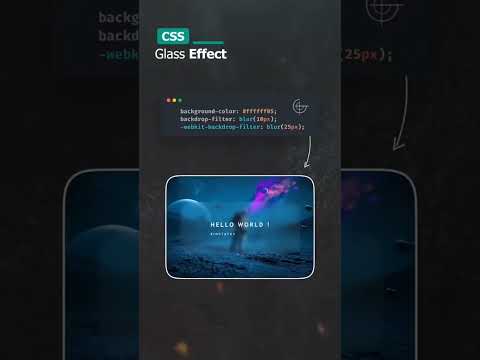 css glass effects 🤩  #css#glasseffect #cssanimation