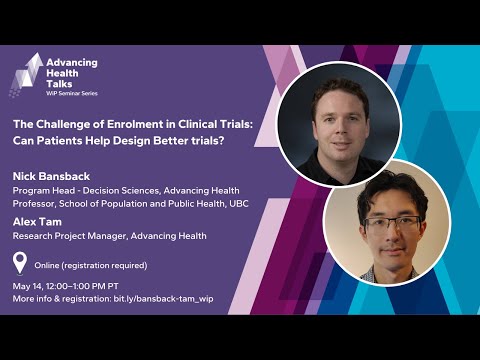 The Challenge of Enrolment in Clinical Trials – Can Patients Help Design Better trials?