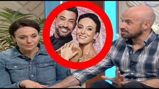 Amanda Abbington's fiancé Jonathan  has spoken out amid the actress' feud with her dance partner Gio