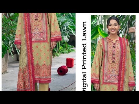 lawn embroidery safuon dupatta💕Lawn New collection brand quality only 999