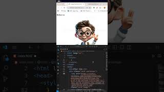 9/100   Before CSS vs After CSS | HTML CSS JS Animation and Effects #css #webdevelopment