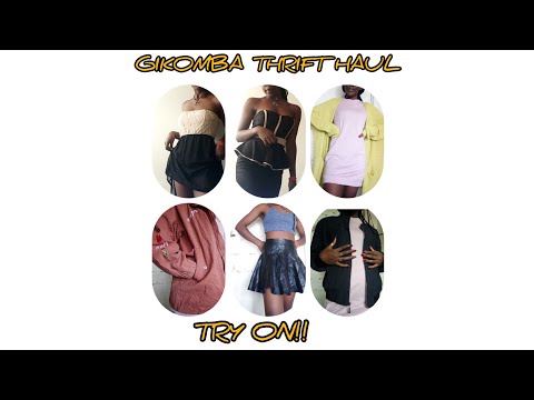 GIKOMBA THRIFT HAUL|| GIKOMBA MARKET THRIFT HAUL TRY ON|| DRESSES UNDER KSH.100/$1/ DRESSES LOOKBOOK