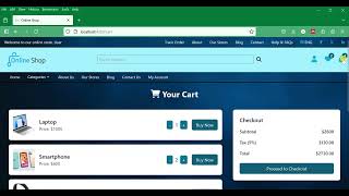 Angular E-Commerce Web Application Design Template