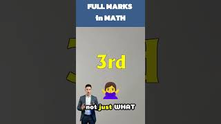 Top 3 Tricks to Get Full Marks in Maths Board Exam 🔥 #studytips #exams #study