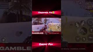 Streamer vs Me💀😱 #battlegroundsmobileindia  #jonathangamingandscout #pubgmobile #scoutjonathanlive