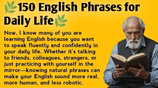 150 English Phrases for Daily Life || Speak English Fluently | Graded Reader | Improve Your English✅