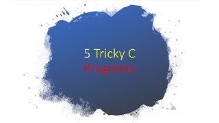 C Interview Questions |  C Programming |