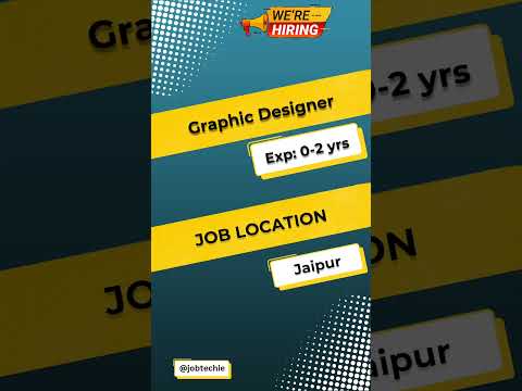 #GraphicDesigner #WeAreHiring #JobOpportunity #CreativeDesign #HiringAlert
