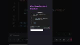 Autocomplete in HTML. #html #coding #viral #programming #explore