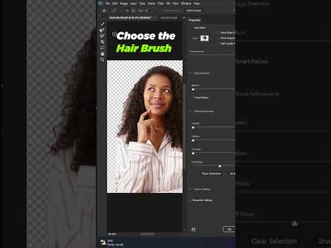 CUT OUT Hair FAST and EASY Compositing Tips in Adobe Photoshop 2023