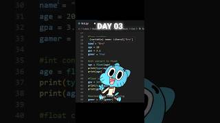 Day 3 of learning Python – Today I explored typecasting. #codingjourney #pythonforeverybody #coding
