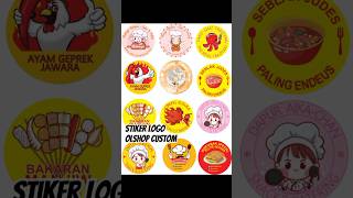 Stiker logo olshop custom #sticker